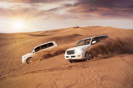 Dubai 4x4 Desert Safari with activities and BBQ dinner