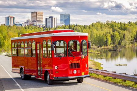 Trolley tour in Anchorage