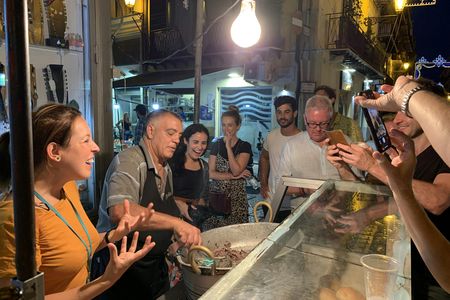 Evening street food tour of Palermo