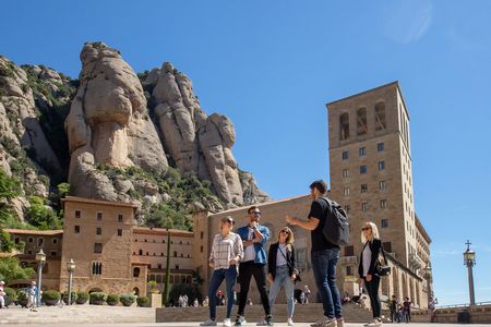 Montserrat guided tour and hiking experience with private transport from Barcelona