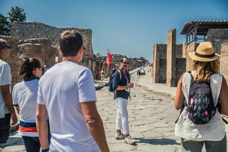 Pompeii ruins and Mt. Vesuvius volcano day trip from Naples