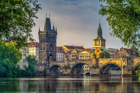 Self guided tour with interactive city game of Prague