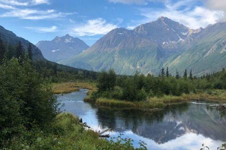 Chugach State Park summer valley and forest hike