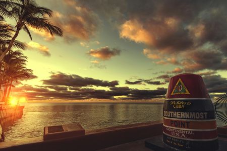 Key West sunset Tiki Boat cruise