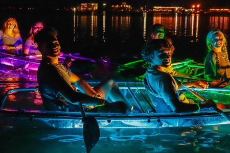 Night time glow paddle at Margaritaville Pensacola Beach