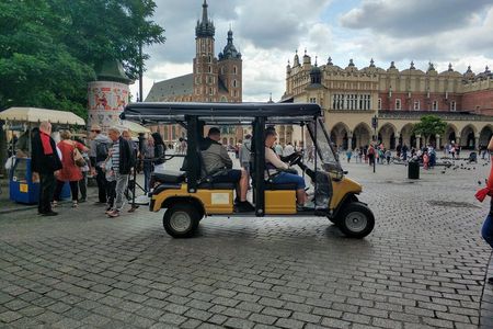 Krakow Old Town, Jewish Kazimierz and Ghetto tour by electric golf cart