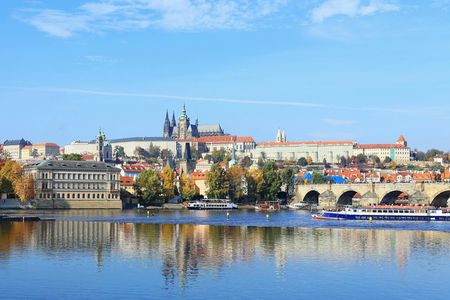 Panoramic Vltava river cruise in Prague