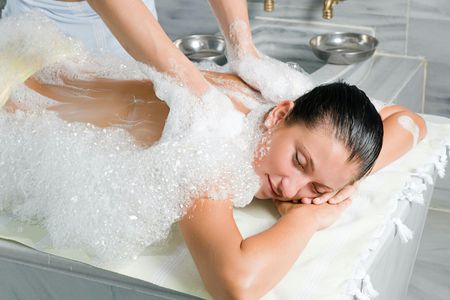 Artemis Hamam traditional full body scrub & foam massage in Kos
