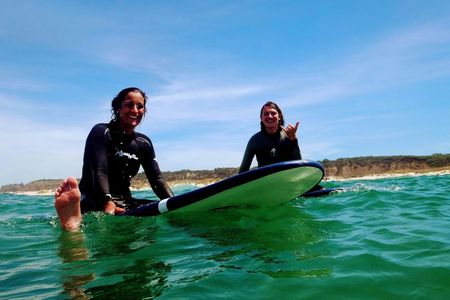 Two-hour surf or bodyboard lesson in Lisbon