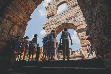 Verona guided walking tour with Arena skip the line entrance ticket