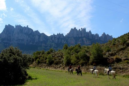 Horseback tour in Montserrat National Park from Barcelona