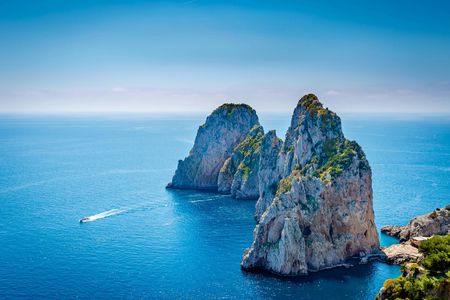 Capri boat tour with optional stop at the Blue Grotto