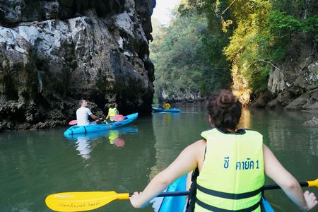 Half-day sea kayaking adventure in Ao Thalane from Krabi