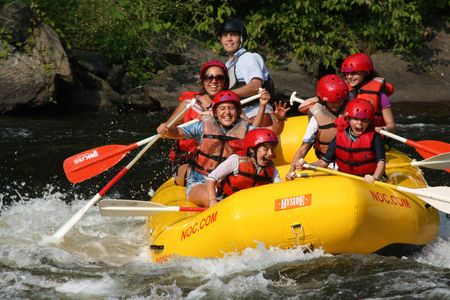 Upper Pigeon Whitewater rafting in Hartford