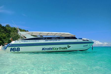Phi Phi Early Bird and 4 Islands by speedboat from Krabi