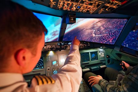 120-minute experience flight in Boeing B747 flight simulator Cologne