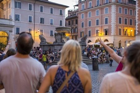 Evening food tasting and walking tour in Trastevere