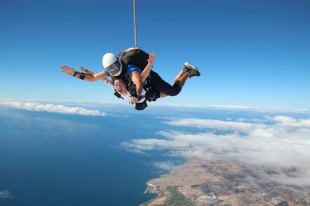 Tandem skydive experience in Gran Canaria