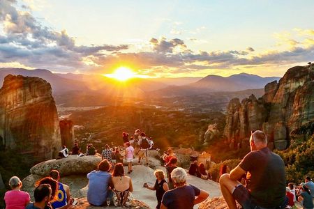Majestic Sunset Meteora tour from Kalampaka  Small-group tour