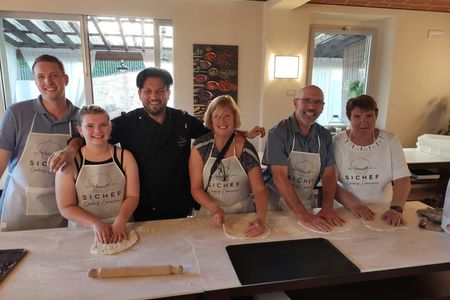 Pizza and Tiramisù cooking experience with lunch
