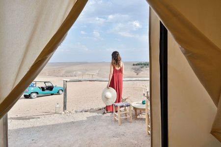 Sunset dinner experience in the desert of Agafay
