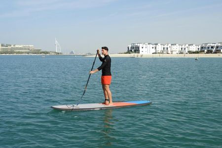 Stand Up Paddle Boarding (SUP) on The Palm Jumeirah - Rental for One Hour