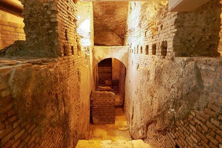 Rome's underground and piazzas guided walking tour