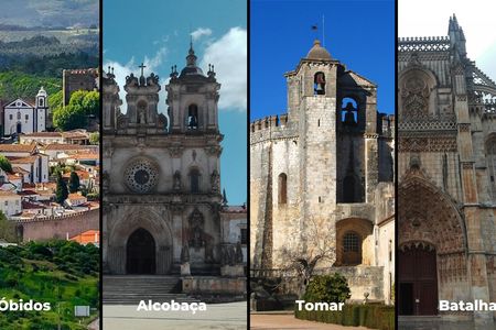 Trip from Coimbra to Lisbon with Tomar, Batalha, Alcobaça and Óbidos