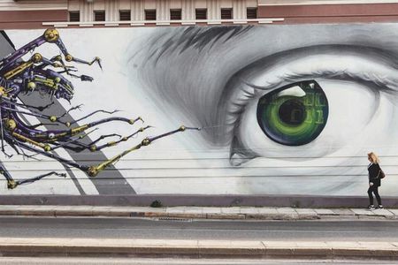 Athens original street art small group guided walking tour