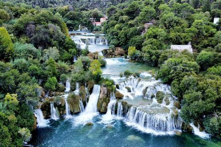 Krka waterfalls tour from Split - blue and green oasis
