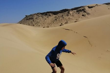 Sandboarding guided experience from Essaouira