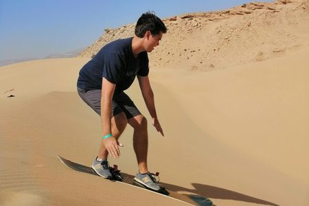 Sandboarding guided experience from Agadir
