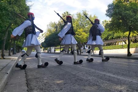 Athens private full-day tour on e-tuk tuk