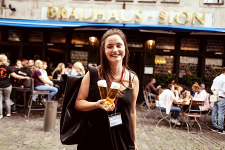 Cologne brewery tour including 3 "Kölsch" beer