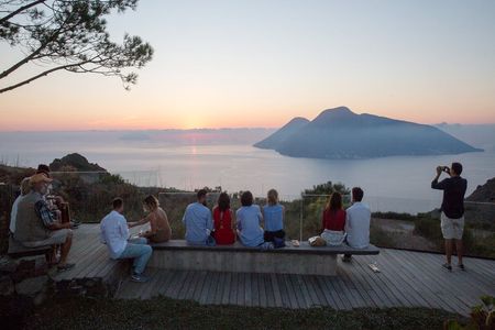 Wine tasting at Tenuta Castellaro on Lipari island