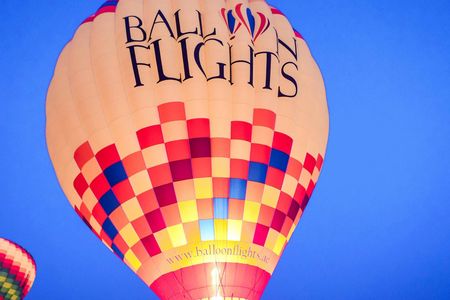 Sunrise hot air balloon ride in the Margham Desert with breakfast