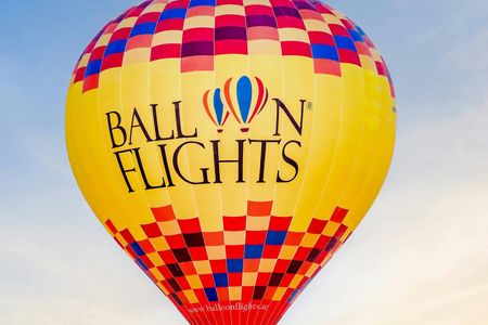 Sunrise hot air balloon ride in the Margham Desert