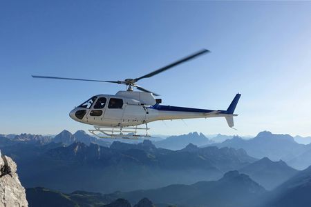 Private helicopter tour over the Swiss Alps