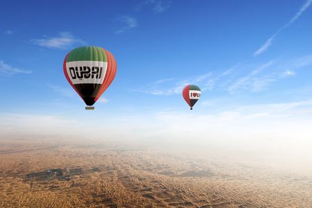 Dubai Hot Air Balloon Luxury Experience with Michelin Breakfast