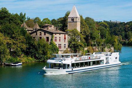 Hermès II restaurant boat dinner cruise in Lyon
