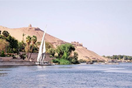 Felucca tour of Aswan landmarks including Nubian lunch