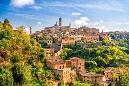 Private walking tour with personal photographer in Siena