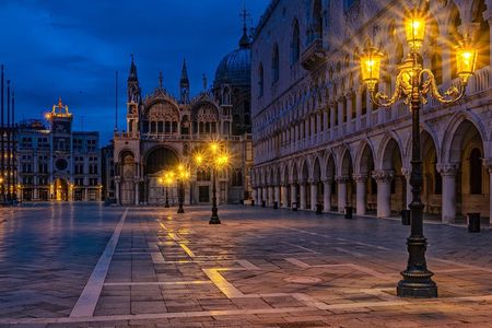 Venice panoramic boat tour at sunset from Punta Sabbioni