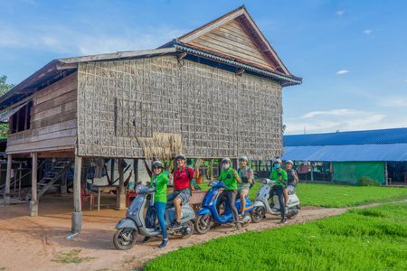 Siem Reap countryside & sunset Vespa guided tour