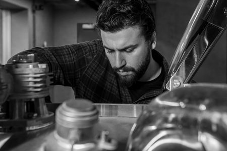 Home-brewing small-group masterclass at Ftelos Brewery in Santorini