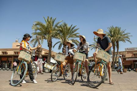 Guided cycling adventure in Marrakech