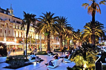 Split old city and Diocletian's Palace private evening tour