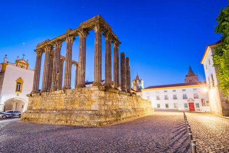 Evora churches and temple private tour from Lisbon