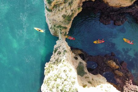 Kayak grotto tour from Lagos