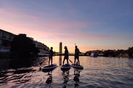90-minute sunset SUP tour in Seville